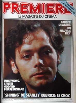 PREMIERE (FR) magazine side cover Issue 43 October 1980