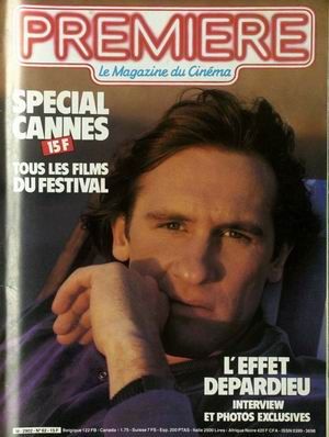PREMIERE (FR) magazine side cover Issue 62 May 1982