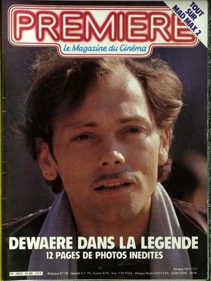 PREMIERE (FR) magazine side cover Issue 65 August 1982