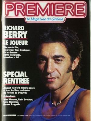 PREMIERE (FR) magazine side cover Issue 90 September 1984