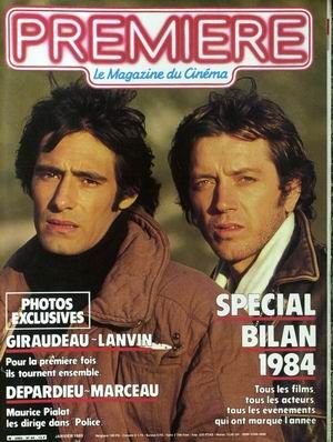 PREMIERE (FR) magazine side cover Issue 94 January 1985