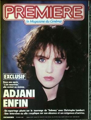 PREMIERE (FR) magazine side cover Issue 95 February 1985