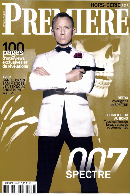 PREMIERE (FR) magazine side cover Issue 2  Special October 2015