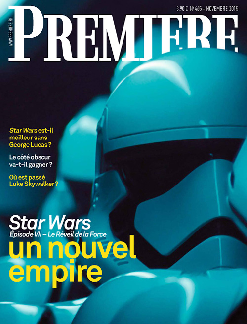PREMIERE (FR) magazine side cover Issue 465 November 2015