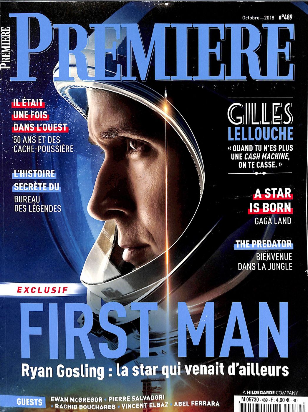 PREMIERE (FR) magazine side cover Issue 489  October 2018
