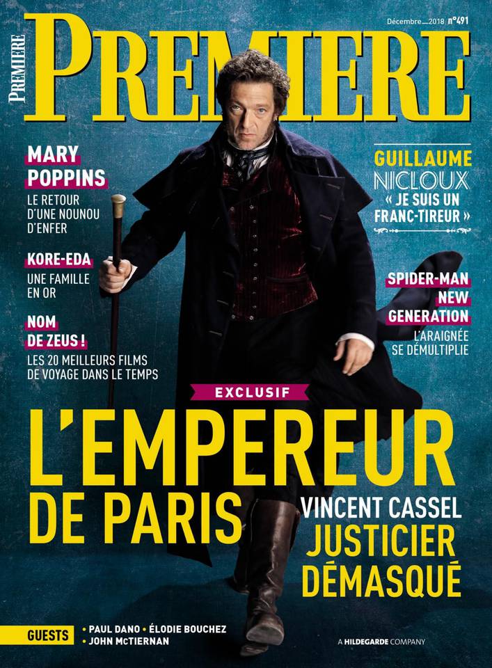 PREMIERE (FR) magazine side cover Issue 491  December 2018