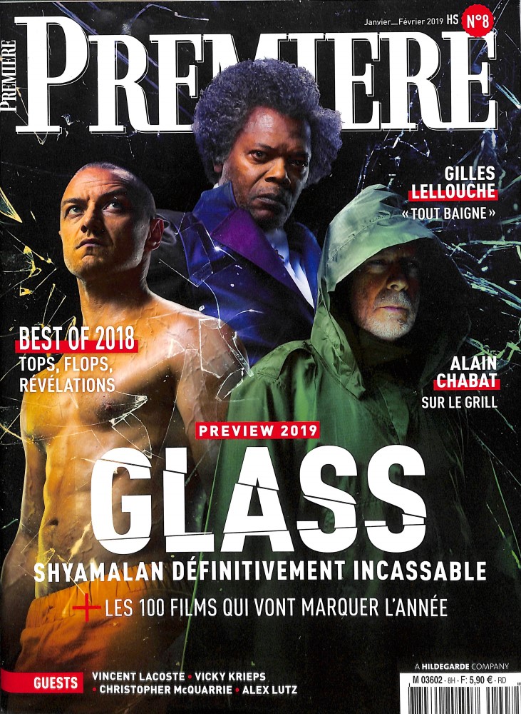 PREMIERE (FR) magazine side cover Issue 8  Special  January/February 2019