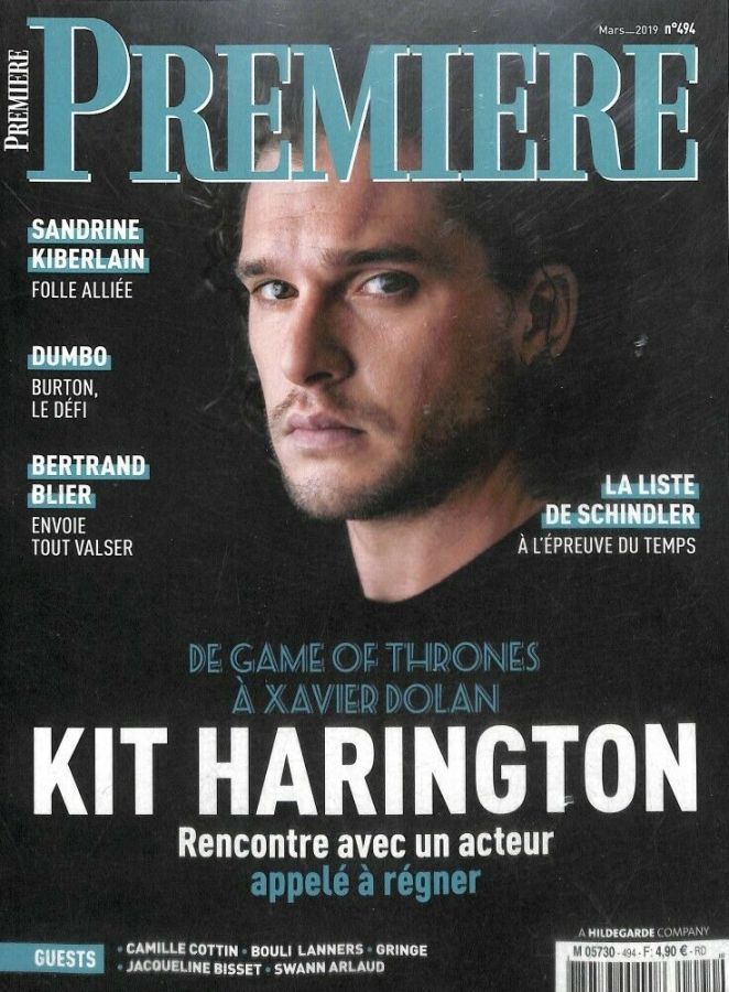 PREMIERE (FR) magazine side cover Issue 494  March 2019