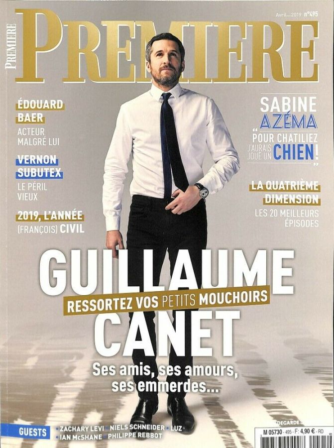 PREMIERE (FR) magazine side cover Issue 495  April 2019