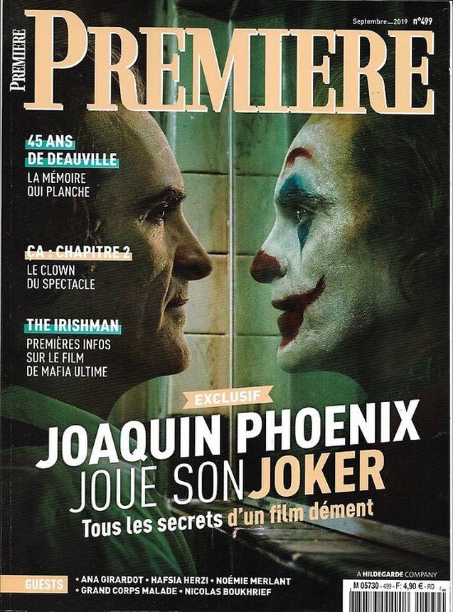 PREMIERE (FR) magazine side cover Issue 499  September 2019