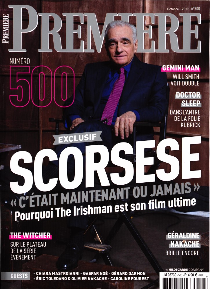 PREMIERE (FR) magazine side cover Issue 500  October 2019