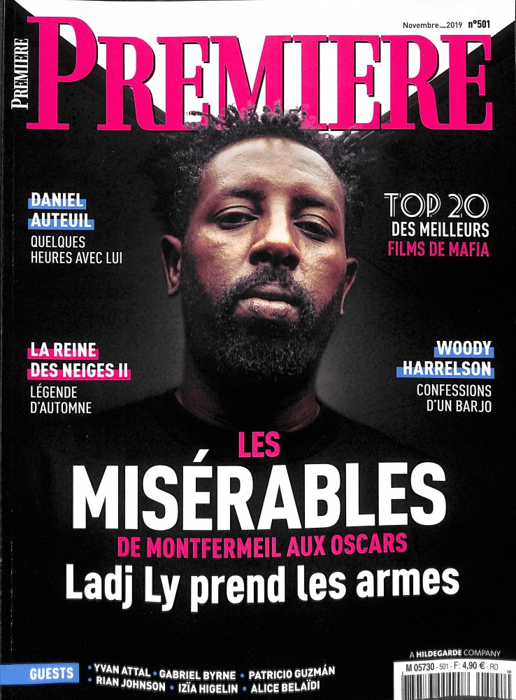 PREMIERE (FR) magazine side cover Issue 501  November 2019