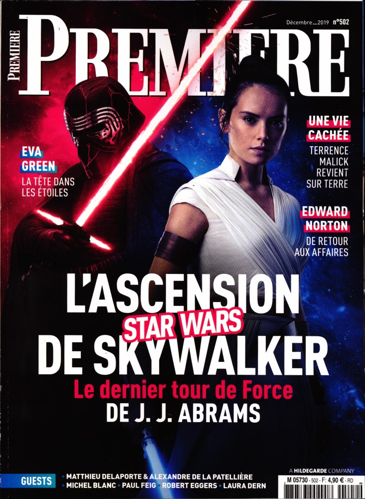 PREMIERE (FR) magazine side cover Issue 502  December 2019