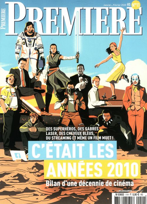PREMIERE (FR) magazine side cover Issue 11  Special  January/February 2020