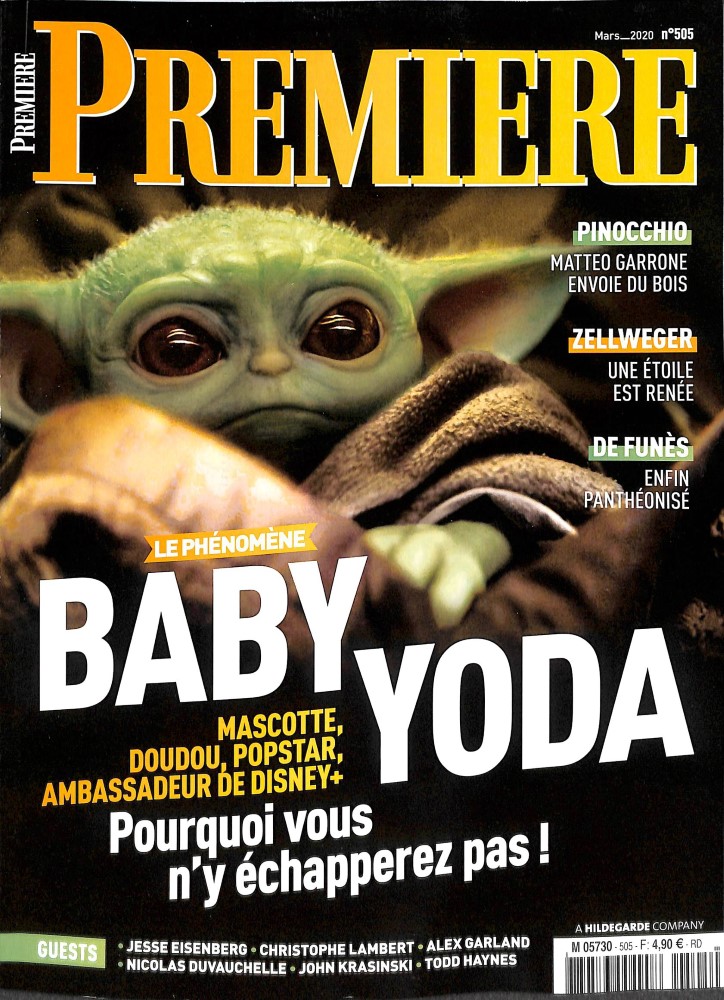 PREMIERE (FR) magazine side cover Issue 505  March 2020