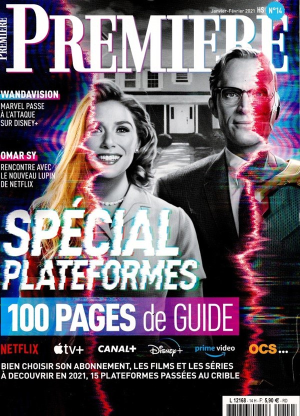 PREMIERE (FR) magazine side cover Issue 14  Special  January/February 2021