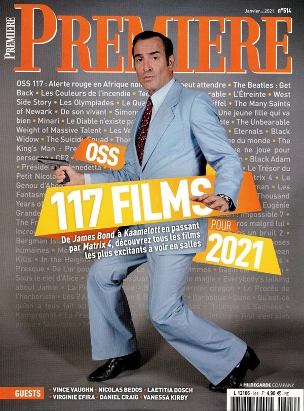 PREMIERE (FR) magazine side cover Issue 514  January 2021