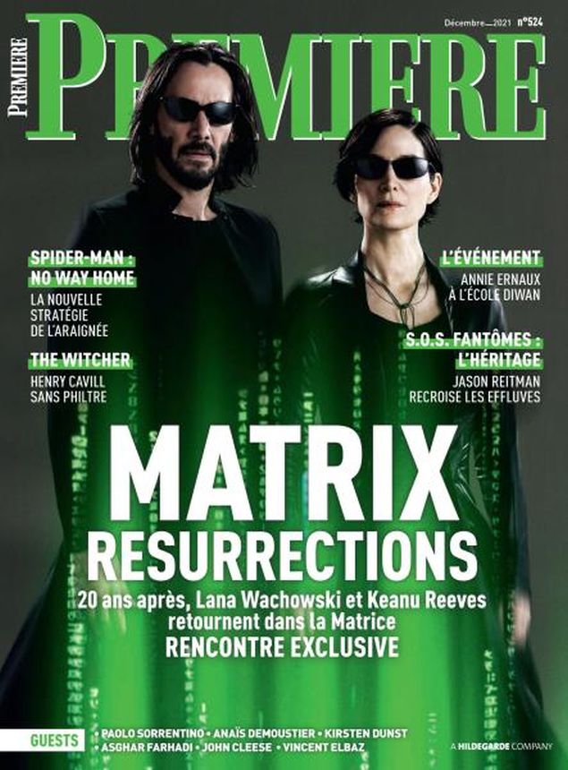 PREMIERE (FR) magazine side cover Issue 524  December 2021
