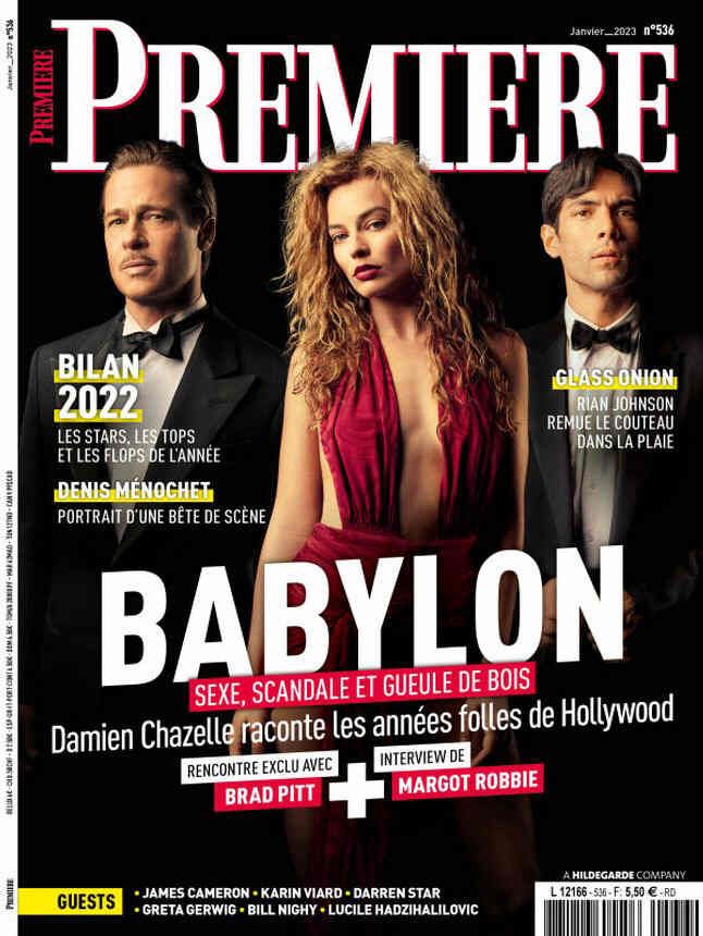 PREMIERE (FR) magazine side cover Issue 536  January 2023