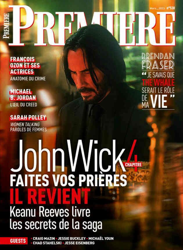 PREMIERE (FR) magazine side cover Issue 538  March 2023