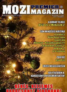 PREMIER MOZIMAGAZIN magazine side cover December 2011