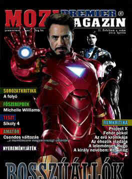 PREMIER MOZIMAGAZIN magazine side cover April 2012