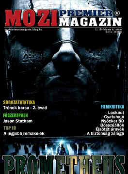 PREMIER MOZIMAGAZIN magazine side cover June 2012