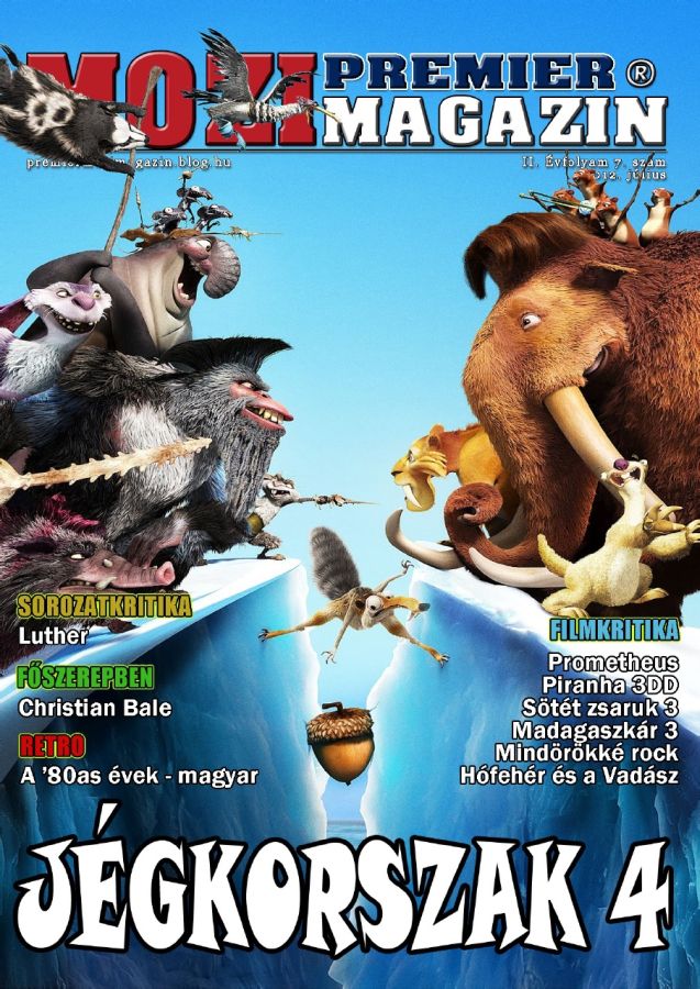 PREMIER MOZIMAGAZIN magazine side cover July 2012