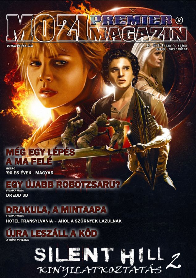 PREMIER MOZIMAGAZIN magazine side cover November 2012