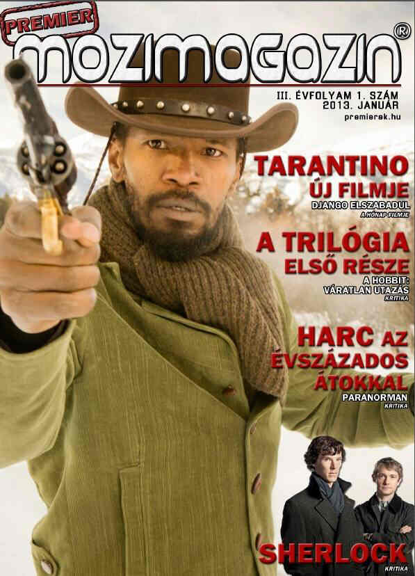 PREMIER MOZIMAGAZIN magazine side cover January 2013