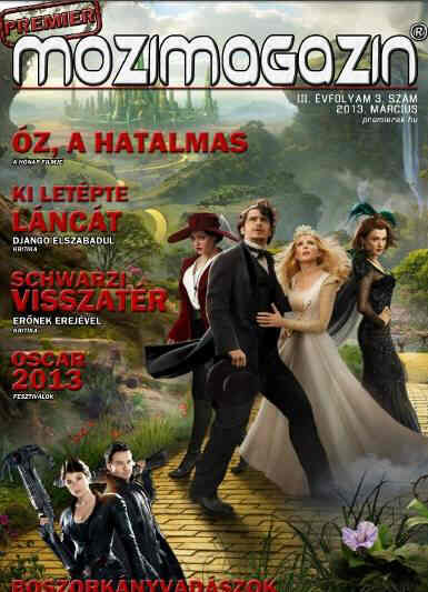 PREMIER MOZIMAGAZIN magazine side cover March 2013