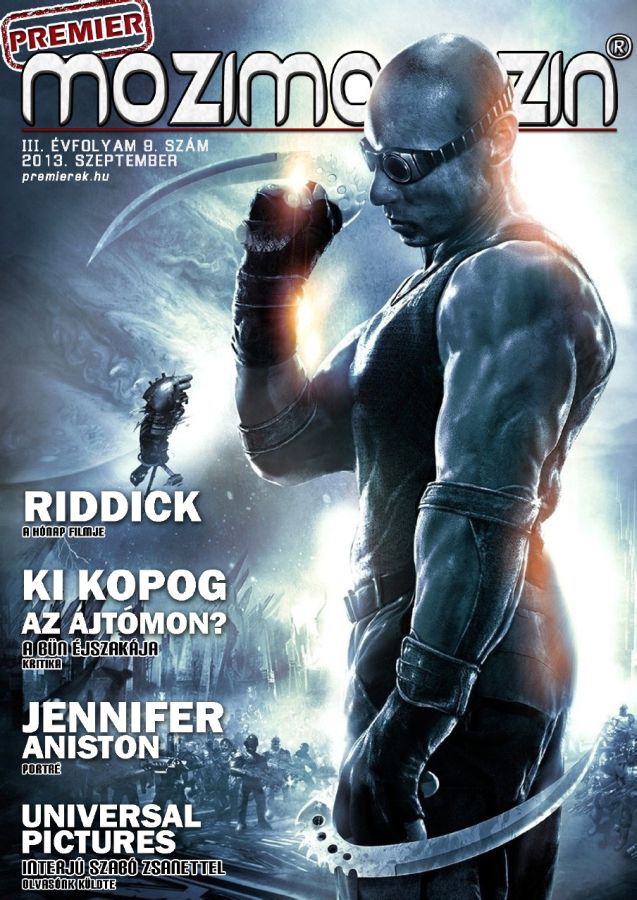 PREMIER MOZIMAGAZIN magazine side cover September 2013