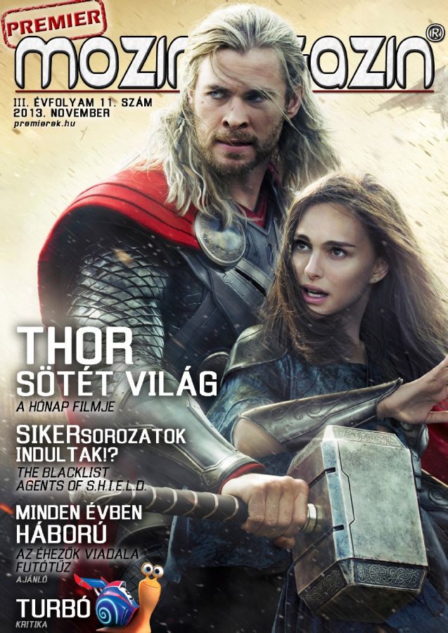 PREMIER MOZIMAGAZIN magazine side cover November 2013