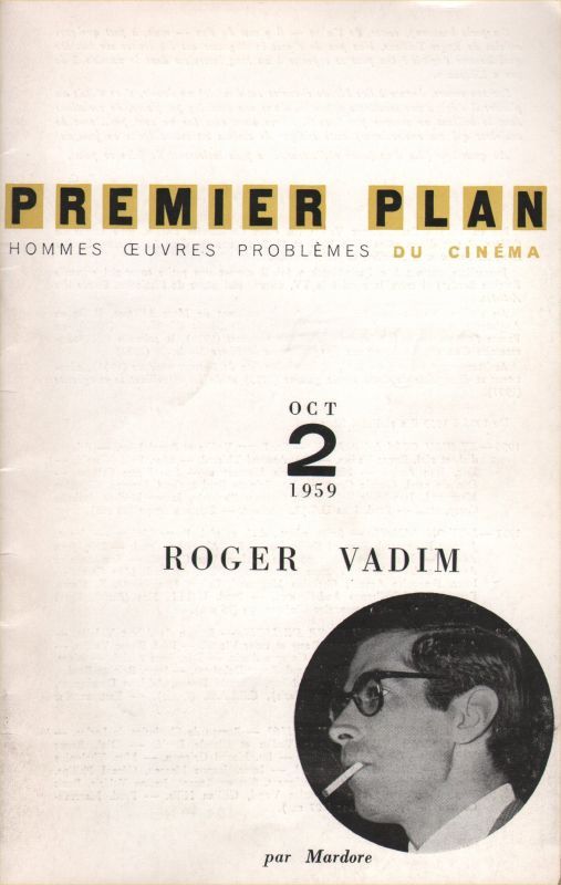 PREMIER PLAN magazine side cover Issue 2 October 1959