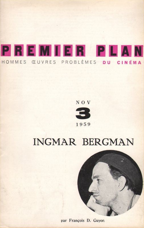 PREMIER PLAN magazine side cover Issue 3 November 1959