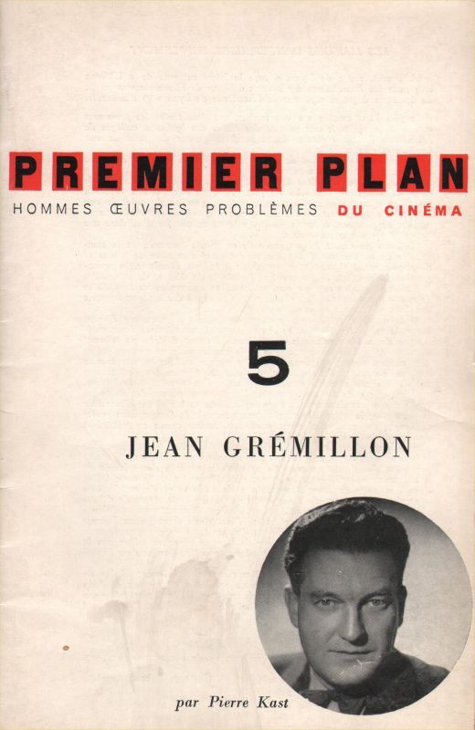 PREMIER PLAN magazine side cover Issue 5 January 1960