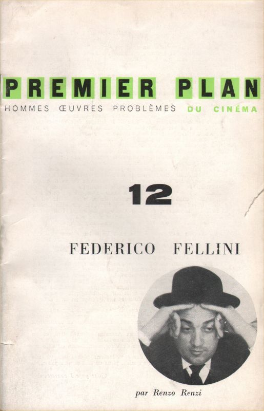 PREMIER PLAN magazine side cover Issue 12 August 1960