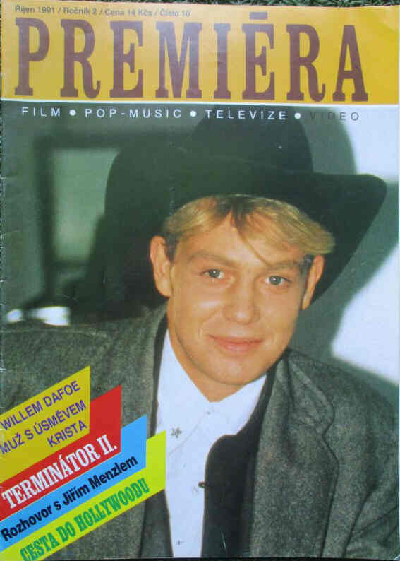 PREMIERA (CZ) magazine side cover  October 1991