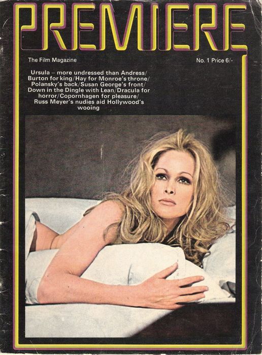 PREMIERE (1970) magazine side cover Issue 1  