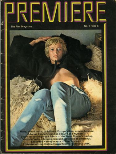 PREMIERE (1970) magazine side cover Issue 2  