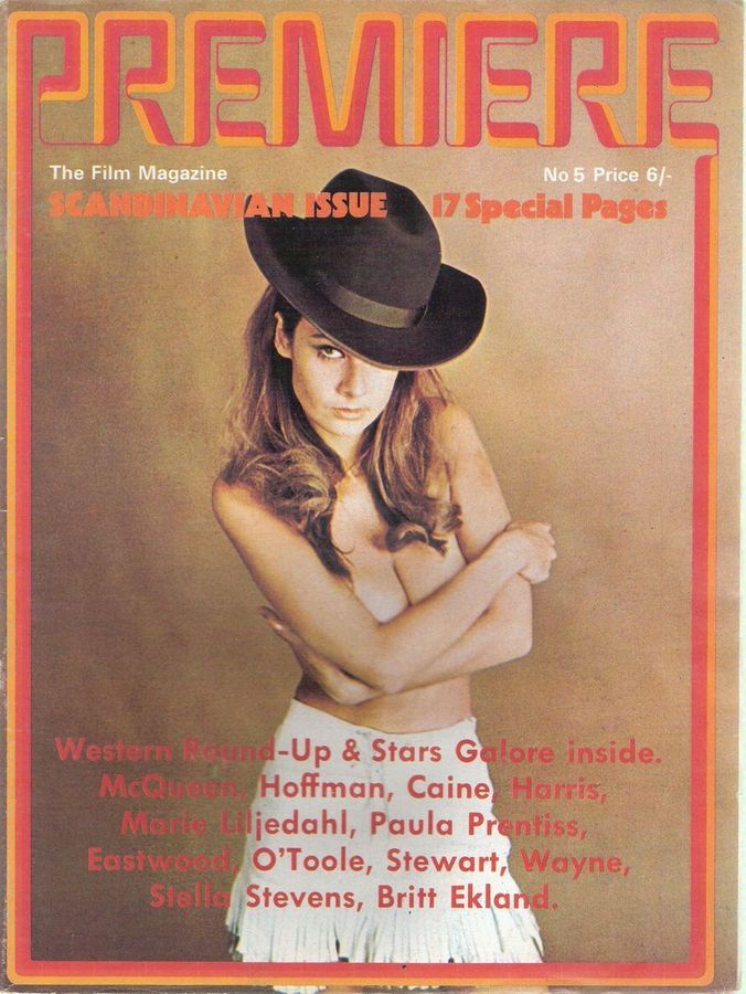 PREMIERE (1970) magazine side cover Issue 5  