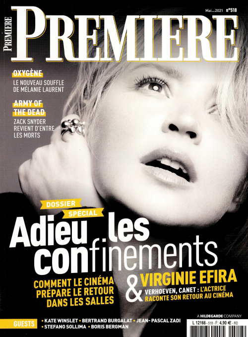 PREMIERE (FR) magazine side cover Issue 518  May 2021