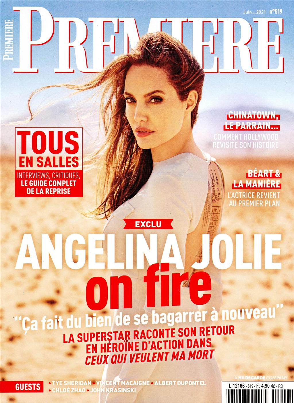 PREMIERE (FR) magazine side cover Issue 519  June 2021