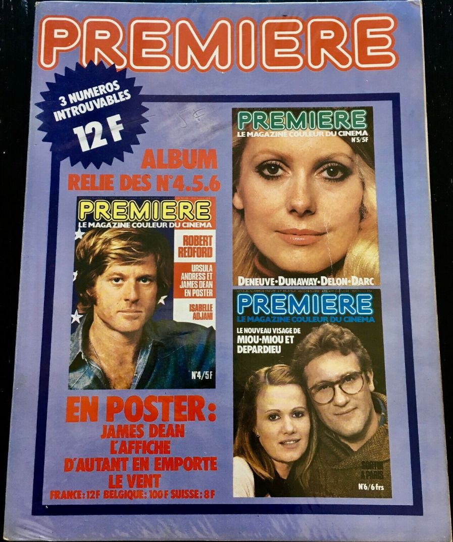 PREMIERE (FR reissues) magazine side cover Issue 2  1977