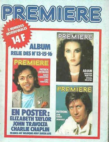 PREMIERE (FR reissues) magazine side cover Issue 5  1978