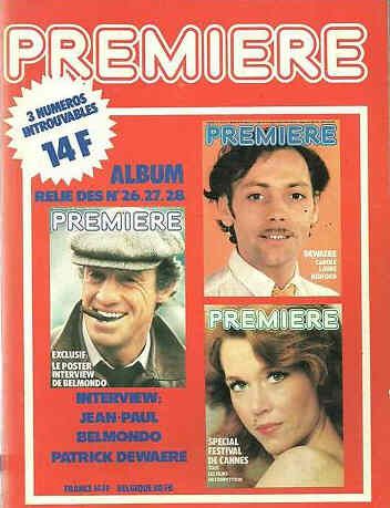 PREMIERE (FR reissues) magazine side cover Issue 9  1979