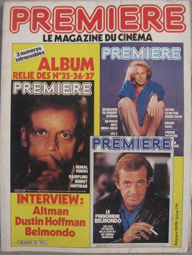 PREMIERE (FR reissues) magazine side cover Issue 12  1980