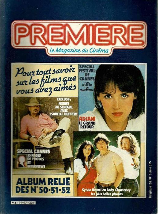 PREMIERE (FR reissues) magazine side cover Issue 17  1981