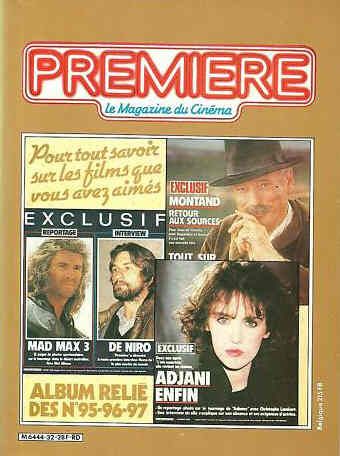 PREMIERE (FR reissues) magazine side cover Issue 32  