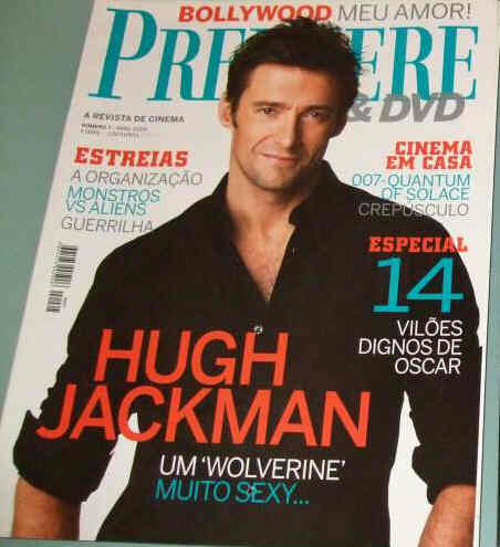 PREMIERE (Portugal) magazine side cover Issue 7 April 2009